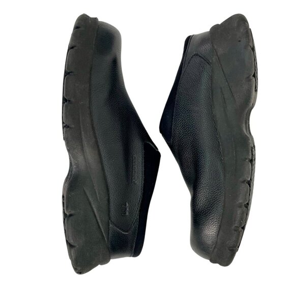 Carolina Slip Resisant Black Leather ESD Steel Toe Slip-On Work Shoes Womens 8.5 - Picture 7 of 13